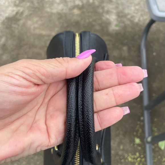 Coach Black Medium Rowen with Gold Accents - Picture 3 of 7